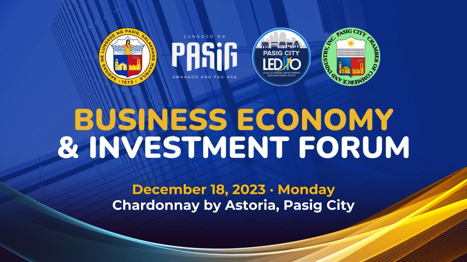 Read more about the article Pasig City Business Economy and Investment Forum 2023